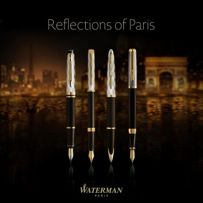 Ручка кулькова Waterman EXPERT Reflections Of Paris GT BP (22 760)