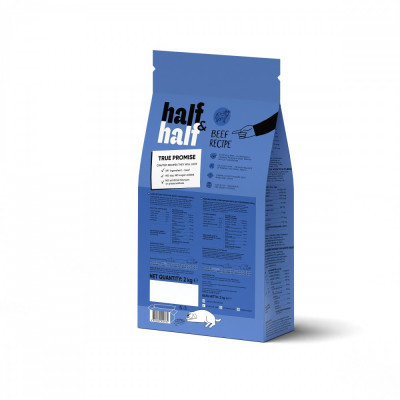 Сухий корм для собак Half&amp;Half для великих порід з яловичиною 2 кг (4820261920765)