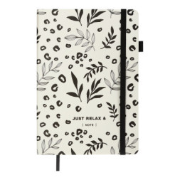 Книга записна Buromax Relax А5 96 аркушів, без лініювання білий (BM.295001-12)