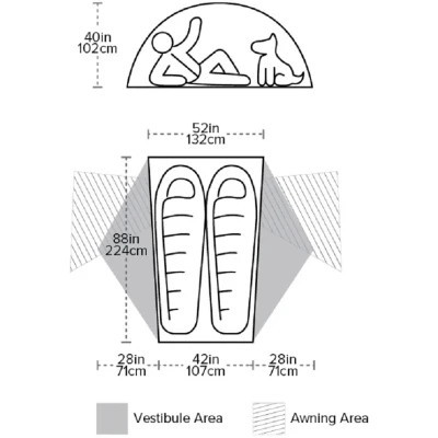 Намет Big Agnes Copper Spur HV UL2 orange (021.0060)