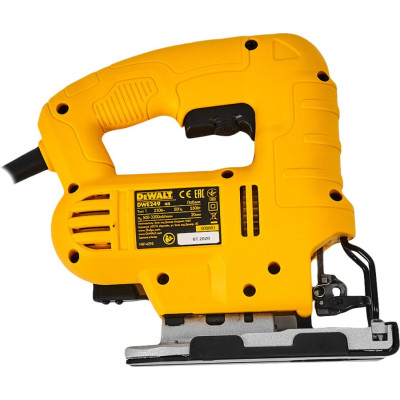 Електролобзик DeWALT 550 Вт, 500 - 3200 хід/хв, 2.4 кг (DWE249)