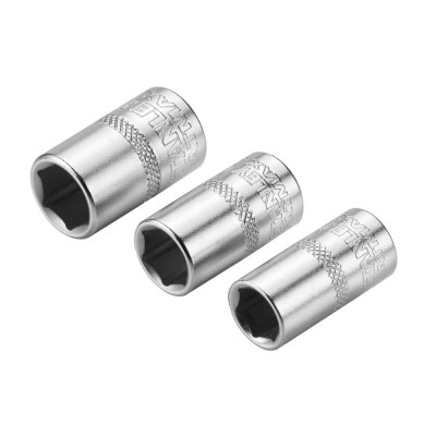 Набір головок Stanley торцевих 1/4&quot; Maxi Drive, із шестигранним профілем, 3 шт: 8, 9, 10 мм. (FMMT17091-0)