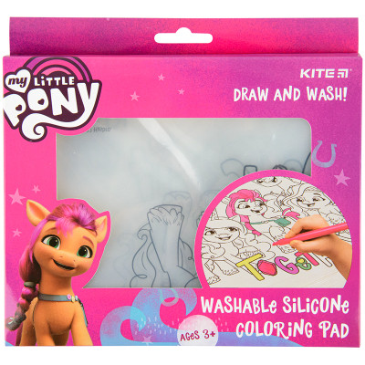 Підкладка настільна Kite силіконова розмальовка My Little Pony, 30х40см (LP22-424)