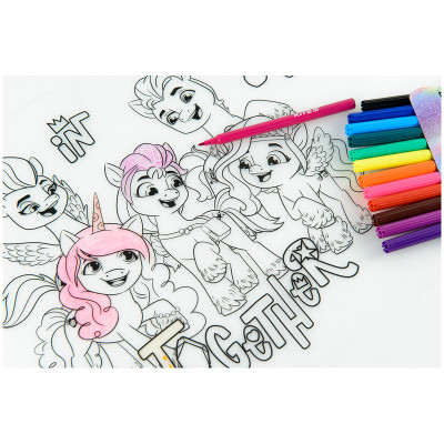 Підкладка настільна Kite силіконова розмальовка My Little Pony, 30х40см (LP22-424)