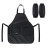 Фартух для творчості Kite Education Teens 526 чорний з нарукавниками (K25-526-4)