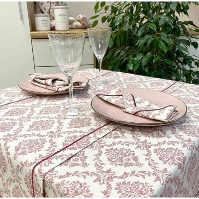 Серветка на стіл Прованс Avantime Версаль Бордо 40х40 см (17315)