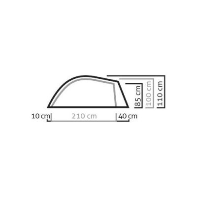 Намет Salewa Litetrek PRO II 5617 4745 - UNI - сірий (013.003.0863)