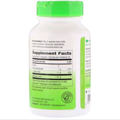 Трави Nature&#039;s Way Корінь Астрагала, Astragalus Root, 470 mg, 100 капсул (NWY-10180)