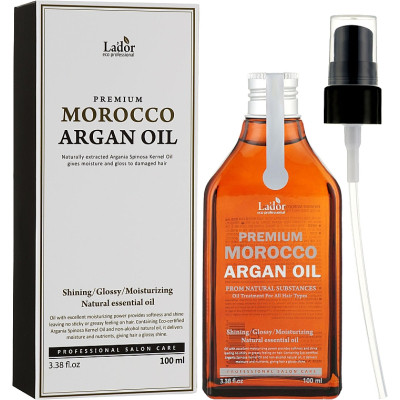 Олія для волосся La&#039;dor Premium Morocco Argan Oil Арганова для відновлення волосся 100 мл (8809500810490)
