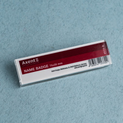 Бейдж Axent акриловий на магніті 4514 (75х20 мм) (4514-A)