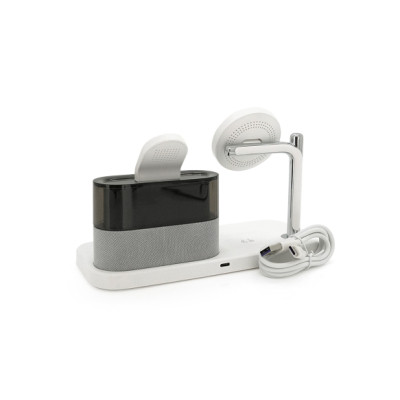 Зарядний пристрій Voltronic 5-in-1 Wireless Charging Station Smartphone + Watch + Earbuds black (BZ/C-09)