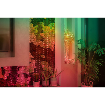 Гірлянда Twinkly mart LED, Strings USB 100 Pearl-shaped RGB LEDs, Green Wire, USB-C 6м (TWKP100RGB-G)