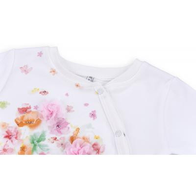 Чоловічок дитячий Bibaby з ніжними квіточками (60195-68G-pink)