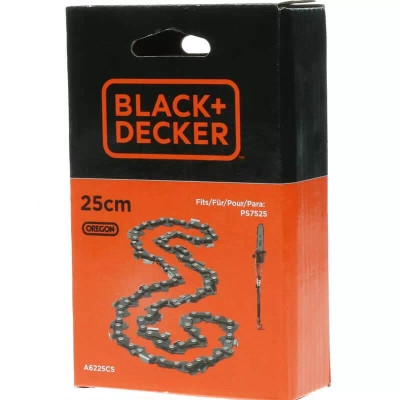 Ланцюг Black&amp;Decker 3/8&quot;, 1.3 мм, 40 ланок, довжина 10&quot;/25 см (A6225CS)