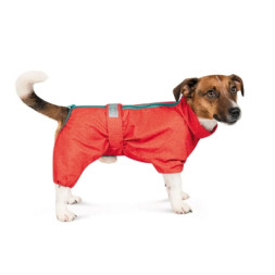 Комбінезон для тварин Pet Fashion &quot;RAIN&quot; для такси M (червоний) (4823082425587)