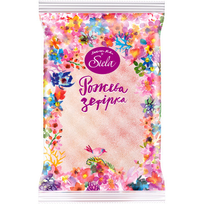 Губка для купания Siela Розовая зефирка (4820159841004)