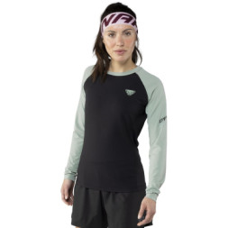 Лонгслів Dynafit Alpine Pro L/S Tee Wms 71157 0913 - 44/38 - чорний/блакитний (016.002.2715)