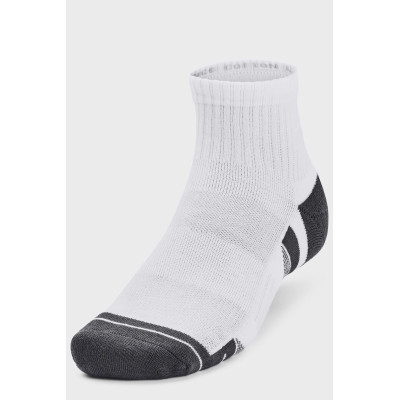 Шкарпетки Under Armour 1379528-100 Performance Cotton 3 пари Qtr білий LG (196883995226)