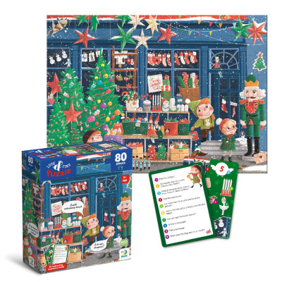 Пазл DoDo Шукай та знаходь Зимові свята, 80 елементів (300663)