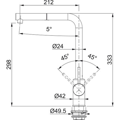 Змішувач Hansgrohe Lina L Pull Out (115.0668.381)