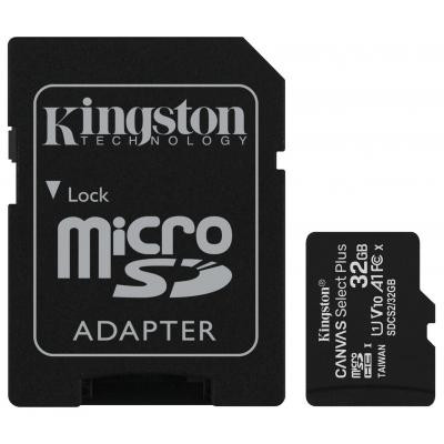 Карта пам&#039;яті Kingston 32GB micSDHC class 10 Canvas Select Plus 100R A1 (SDCS2/32GB)