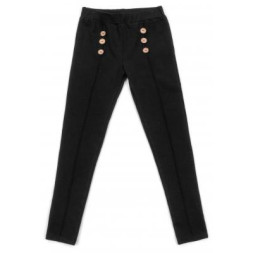 Лосини дитячі Breeze з гудзиками (14755-152G-black)