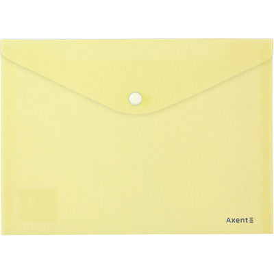 Папка - конверт Axent А5, Pastelini, жовта (1522-08-A)