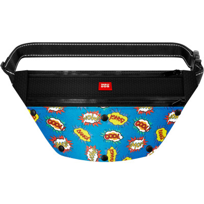 Поясна сумка-бананка для собак WAUDOG Textile &quot;ВАУ&quot; 33х17х10 см (5695)