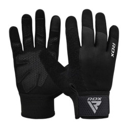 Рукавички для фітнесу RDX W1 Full Finger Plus Black XL (WGA-W1FB-XL+)