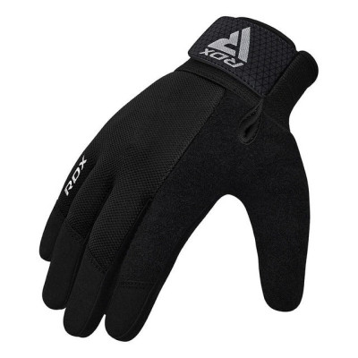 Рукавички для фітнесу RDX W1 Full Finger Plus Black XL (WGA-W1FB-XL+)