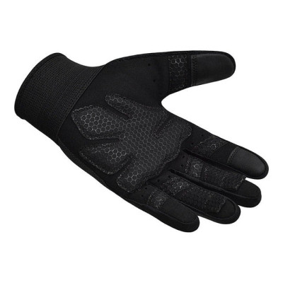 Рукавички для фітнесу RDX W1 Full Finger Plus Black XL (WGA-W1FB-XL+)
