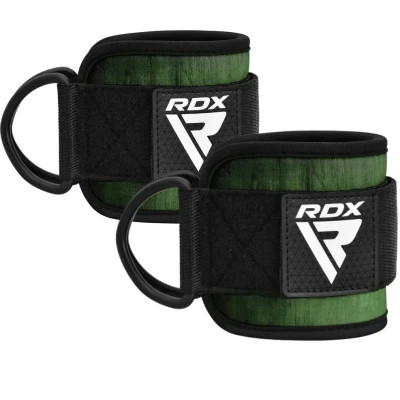 Манжета для тяги RDX A4 Gym Ankle Pro Army Green Pair (WAN-A4AG-P)