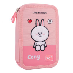 Пенал Yes Line Friends Pretty Choco and Cony HP-01 твердий подвійний (533638)