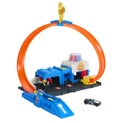 Автотрек Hot Wheels City Суперполіцейський відділок (JBM71)