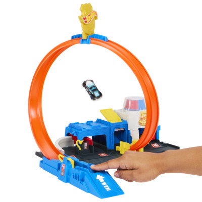 Автотрек Hot Wheels City Суперполіцейський відділок (JBM71)