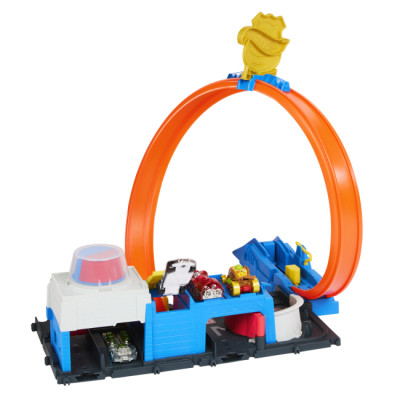 Автотрек Hot Wheels City Суперполіцейський відділок (JBM71)