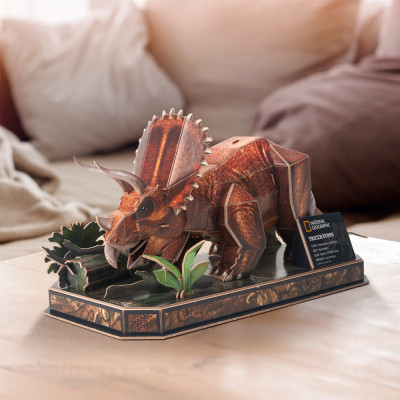 Пазл Cubic Fun 3D National Geographic Dino Трицератопс (DS1052h)