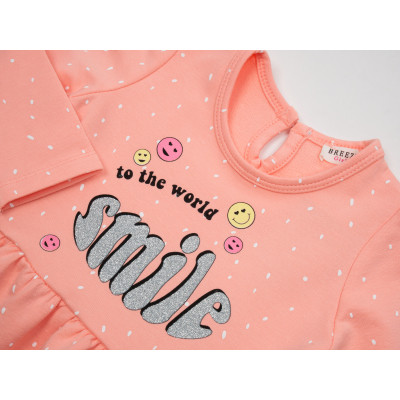 Плаття дитяче Breeze &quot;SMILE&quot; (16624-80G-peach)