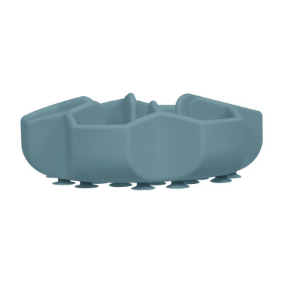 Універсальний посуд для тварин WAUDOG Silicone миска для повільного харчування 750 мл сіра (235411)
