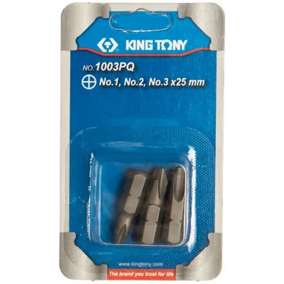 Набір біт KING TONY 1/4&quot; 3 шт. (1025P SERIES) (1003PQ)