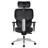 Офісне крісло Mealux D2 Air Fabric Black (HF-D2 F/B)