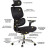 Офісне крісло Mealux D2 Air Fabric Black (HF-D2 F/B)
