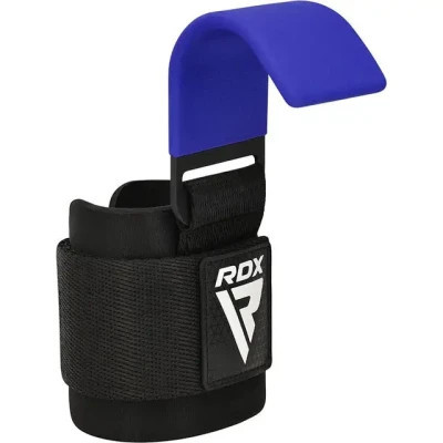Гаки для тяги на зап&#039;ястя RDX W5 Gym Hook Strap Blue Plus (WAN-W5U+)