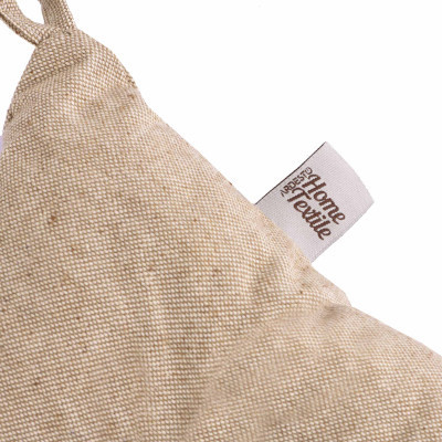 Подушка на стілець Ardesto Oliver, 40х40 см, 100% бавовна, нап-ч: 50% холоф, 50% пп, шоколад (ART02OR)