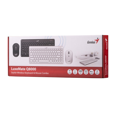 Комплект Genius LuxeMate Q-8000 Wireless UA Black (31340013414)