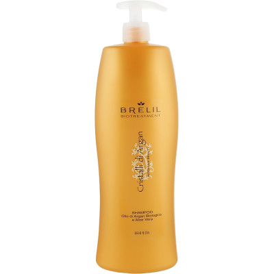 Шампунь Brelil Bio Traitement Cristalli d&#039;Argan олія Аргани та Алое 1 л (8011935067299)
