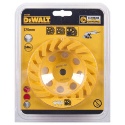 Чашка шліфувальна DeWALT алмазна EXTREME Turbo, по бетону 125мм х М14 (DT3797)