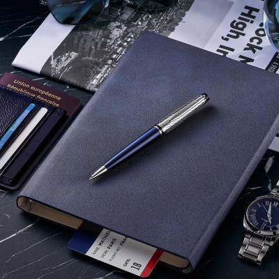 Ручка кулькова Waterman EXPERT Deluxe Metallic Blue CT BP (20 051)