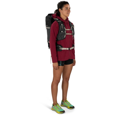 Рюкзак туристичний Osprey Tempest Velocity 30 dark charcoal/chiru tan - WM/L - чорний (009.3549)