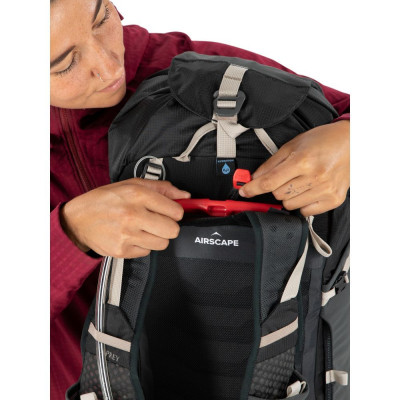 Рюкзак туристичний Osprey Tempest Velocity 30 dark charcoal/chiru tan - WM/L - чорний (009.3549)